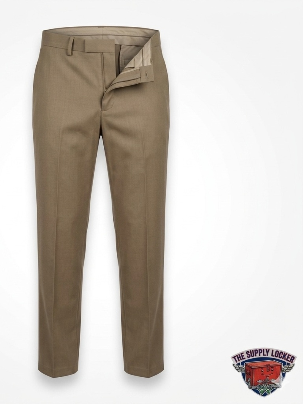 Haggar Performance Comfort Straight Fit Khaki Dress Pants 34x32 NWT
